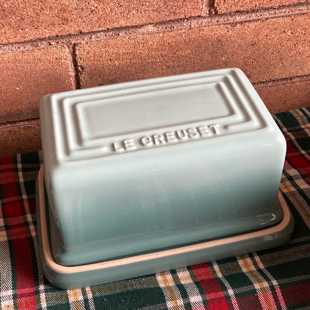 Le Creuset Teal Butter Dish